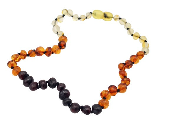 Baltic Amber Teething Necklace - Rainbow Raw